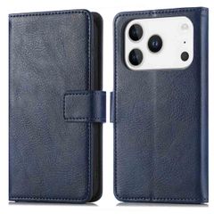imoshion Cover a libro di Lusso Apple iPhone 17 Pro Max - Blu scuro