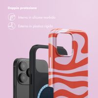 Selencia Cover posteriore Vivid con MagSafe Apple iPhone 16 Pro Max - Dream Swirl Pink
