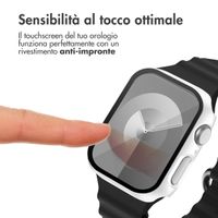 imoshion Cover rigida integrale Apple Watch 7 / 8 / 9 - 45 mm - Bianco