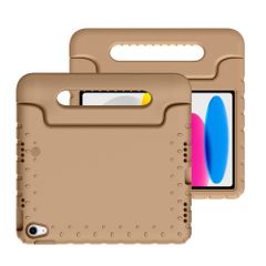 imoshion Cover Posteriore Kidsproof con Maniglia Apple iPad 11 (2025) 11 pollici A16 / iPad 10 (2022) 10.9 pollici - Beige