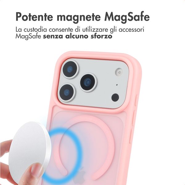 imoshion Cover posteriore Color Guard con MagSafe Apple iPhone 17 Pro - Rosa chiaro