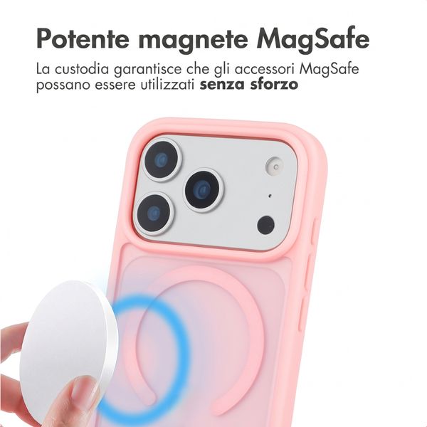 imoshion Cover posteriore Color Guard con MagSafe Apple iPhone 18 Pro / 17 Pro - Rosa chiaro