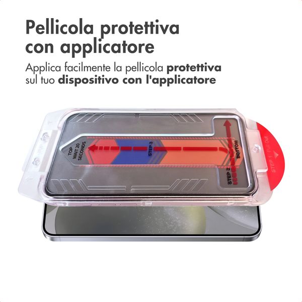 Accezz Vetro temperato privacy + Applicatore Samsung Galaxy S25 / S24