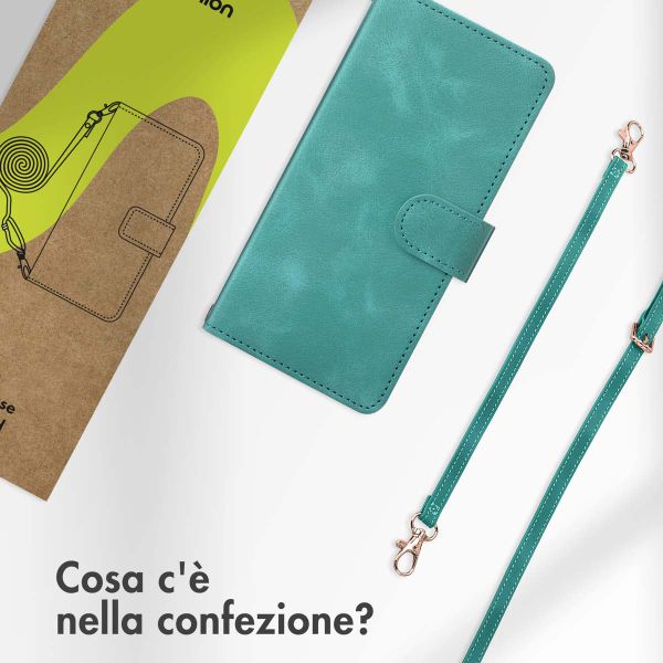 imoshion Cover a libro con Cordino Google Pixel 9A - Turchese