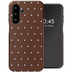 Selencia Cover Posteriore Vivid Samsung Galaxy A17 (5G) / (4G) - Happy Dots Chocolate