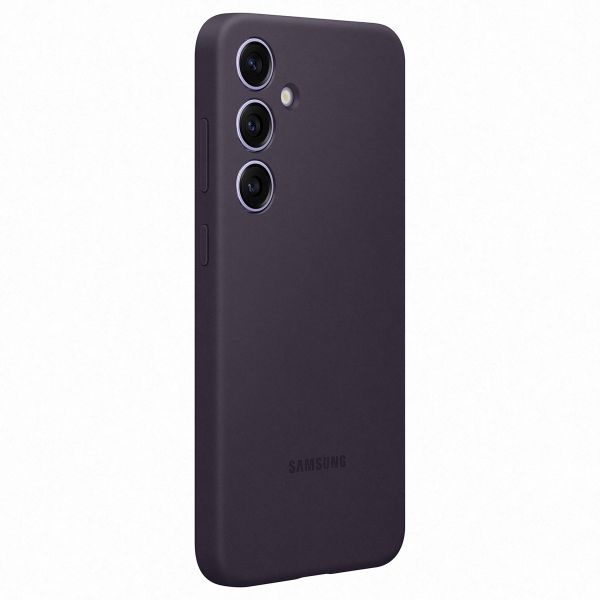 Samsung Cover originale in silicone Samsung Galaxy S24 Plus - Dark Violet