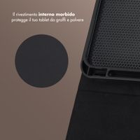 Selencia Cover Riva Samsung Galaxy Tab A11 Plus - Nero