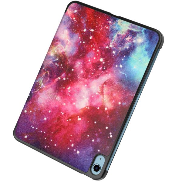 imoshion Cover Trifold Design Apple iPad 11 (2025) 11 pollici A16 / iPad 10 (2022) 10.9 pollici - Space
