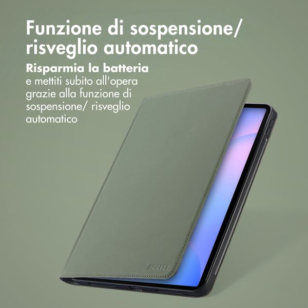 Accezz Cover Tablet Classica Samsung Galaxy Tab S10 FE Plus - Verde