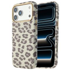 Selencia Cover Sabi Stampa pantera con MagSafe Apple iPhone 17 Pro Max - Soft Ivory