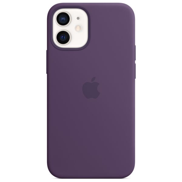 Apple Cover Posteriore in Silicone con MagSafe Apple iPhone 12 Mini - Amethyst