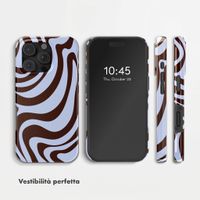 Selencia Cover Posteriore Vivid Apple iPhone 16 Pro - Dream Swirl Chocolate