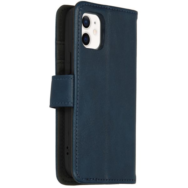 imoshion Cover a libro di Lusso Apple iPhone 12 Mini - Blu scuro