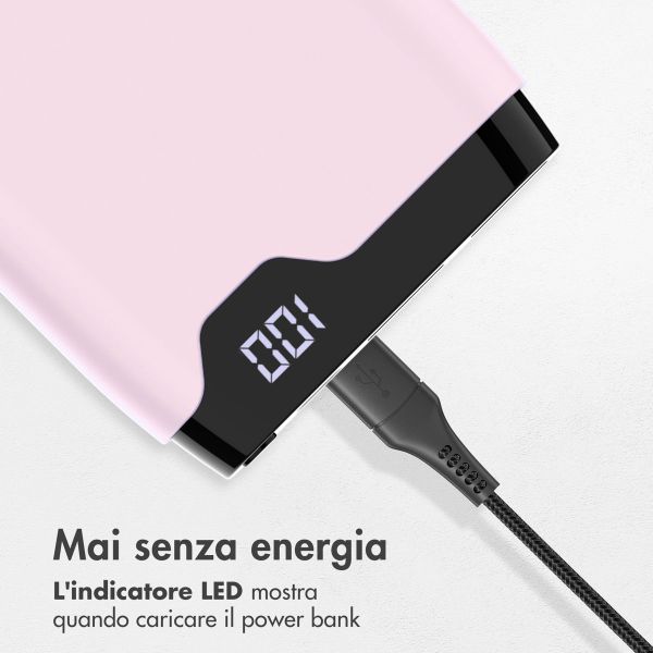 imoshion Powerbank - 20.000 mAh - Quick Charge e Power Delivery - Rosa