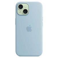 Apple Cover Posteriore in Silicone con MagSafe Apple iPhone 15 - Blu chiaro