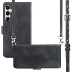 imoshion Cover a libro con Cordino Samsung Galaxy S25 / S24 - Nero