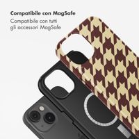 Selencia Cover posteriore Vivid con MagSafe Apple iPhone 14 - Pied-de-Poule