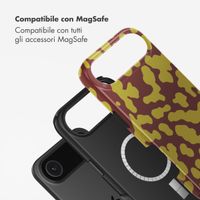 Selencia Cover posteriore Vivid con MagSafe Apple iPhone Air - Moo'd Olive Dust