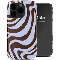 Selencia Cover posteriore Vivid con MagSafe Apple iPhone 15 Pro - Dream Swirl Chocolate