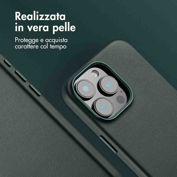 Accezz Cover in Pelle con MagSafe Apple iPhone 16 Pro Max - Cedar Green