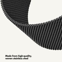 imoshion Milanees magnetisch bandje Apple Watch | 44/45/46/49 mm - Zwart