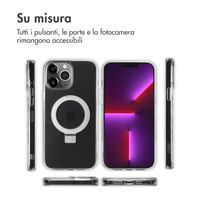 Accezz Cover con anello e supporto con MagSafe Apple iPhone 13 Pro Max - Trasparente