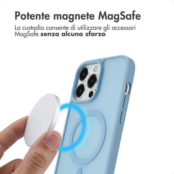 imoshion Cover posteriore Color Guard con MagSafe Apple iPhone 13 Pro Max - Azzurro