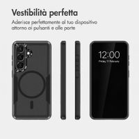 imoshion Cover posteriore con MagSafe Samsung Galaxy S25 / S24 - Nero