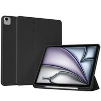 Accezz Cover a libro in silicone Smart Apple iPad Air 13 pollici (2026) M4 / (2025) M3 / (2024) M2 - Nero