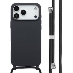 imoshion Cover in Silicone con Cordino Apple iPhone 17 Pro Max - Nero