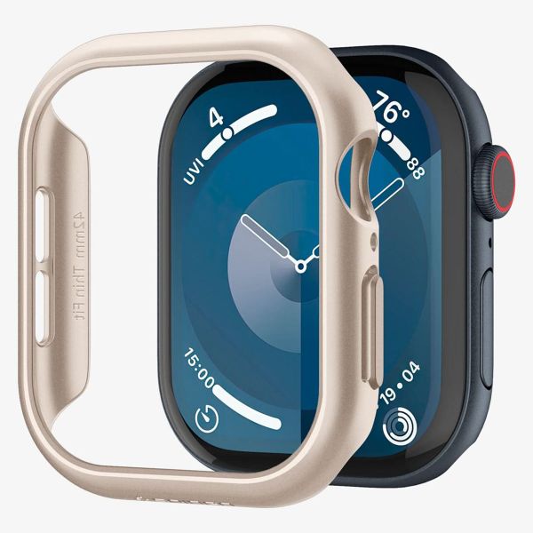 Spigen Cover Thin Fit™ Apple Watch 10 / 11 - 42 mm - Starlight