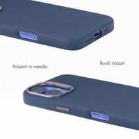 Accezz Cover Mesh con MagSafe Apple iPhone 16 - Blu scuro