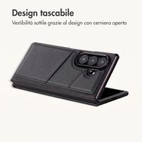 imoshion Cover posteriore MagSafe in pelle sintetica con portacarte Samsung Galaxy Z Fold 8 Ultra - Nero