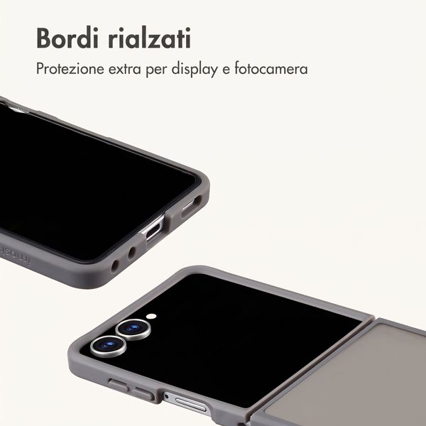 imoshion Cover posteriore Color Guard Samsung Galaxy Z Flip 8 - Grigio