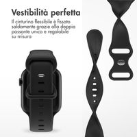 imoshion Cinturino in silicone⁺ Apple Watch | 44/45/46/49 mm - Taglia M/L - Nero