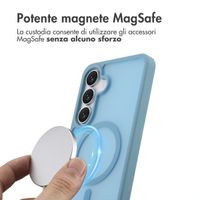 imoshion Cover posteriore Color Guard con MagSafe Samsung Galaxy S25 FE - Azzurro