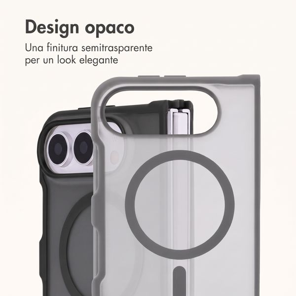 imoshion Cover posteriore Color Guard con MagSafe Apple iPhone Duo - Grigio