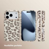 Selencia Cover Sabi Stampa pantera con MagSafe Apple iPhone 17 Pro - Soft Ivory