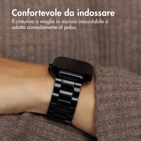 imoshion Cinturino in acciaio Apple Watch | 38/40/41/42 mm - Nero