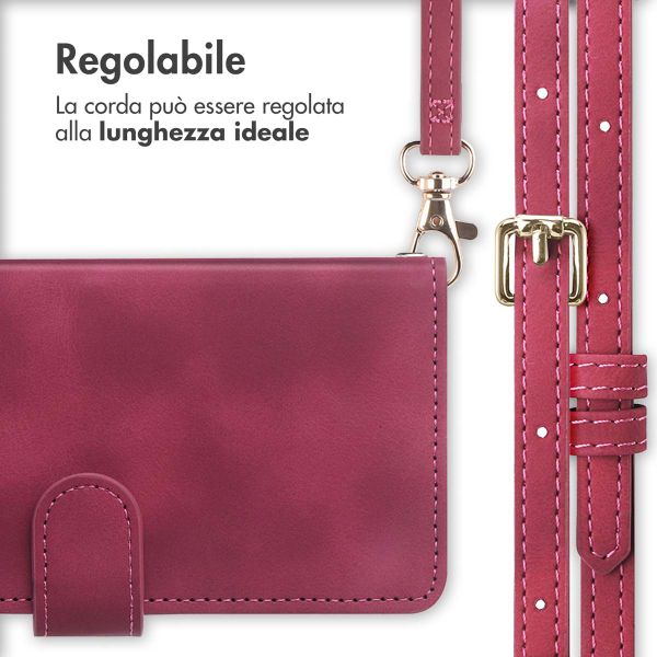imoshion Cover a libro con Cordino Apple iPhone 11 - Rosso
